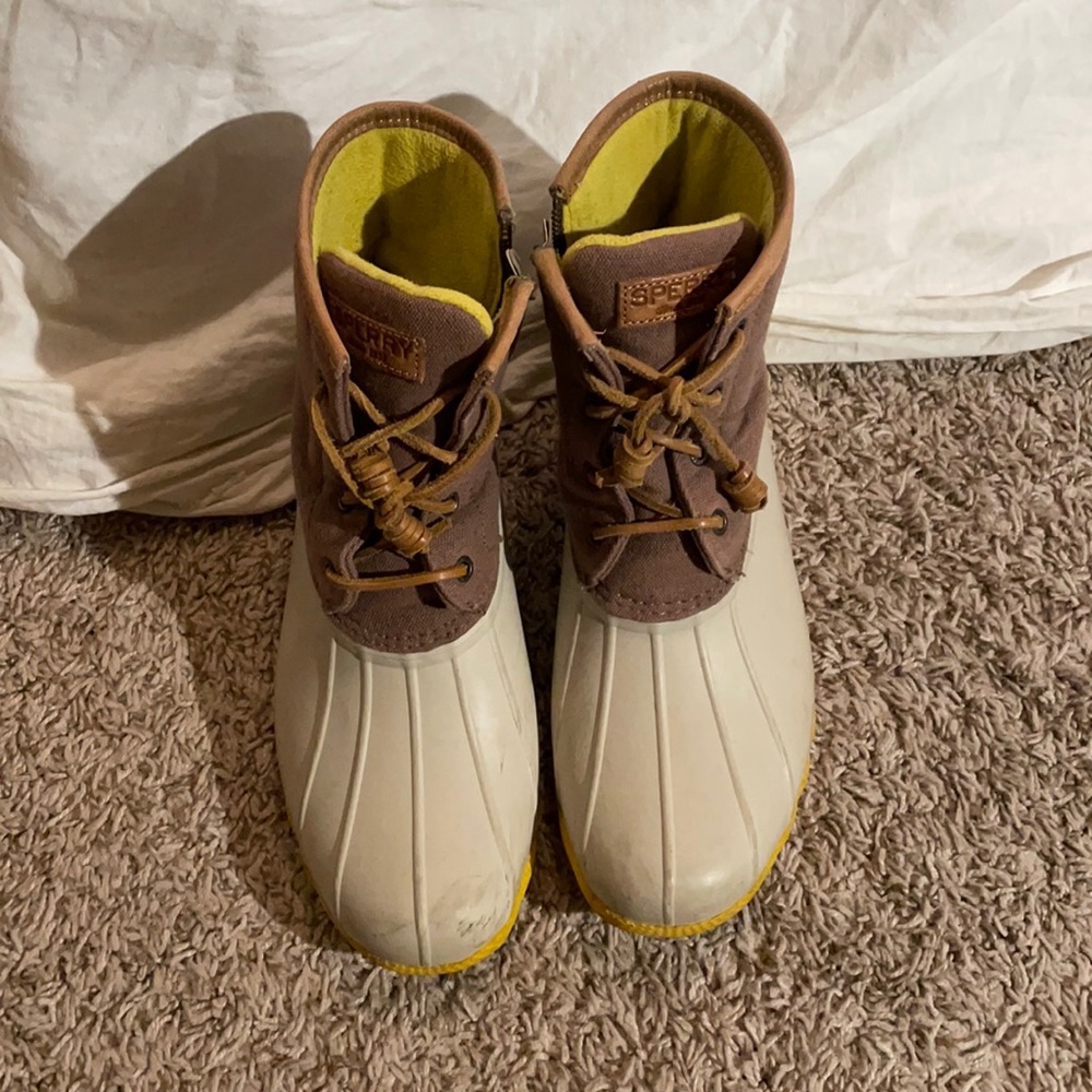 Waterproof Sperry Boots, fleece lined
